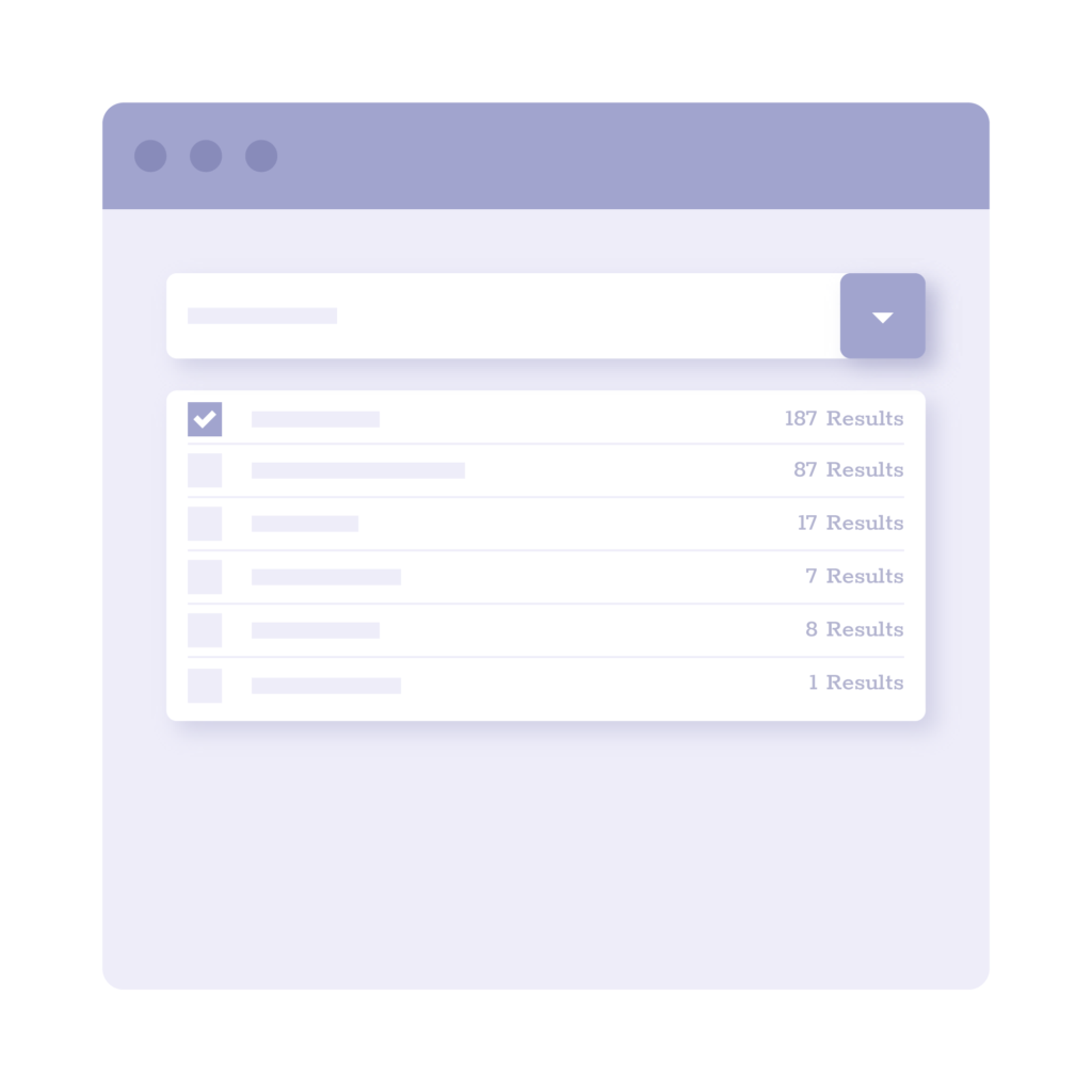 design & search ui