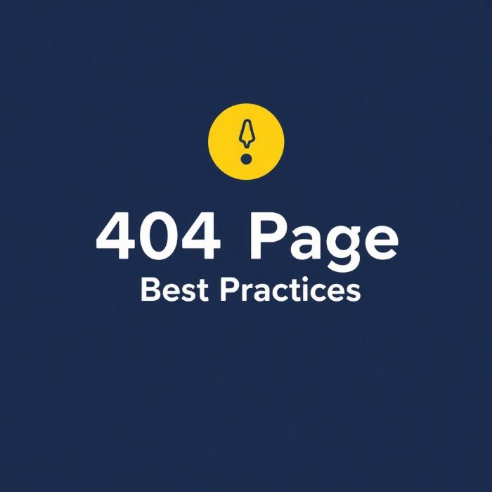 404 Page Best Practices