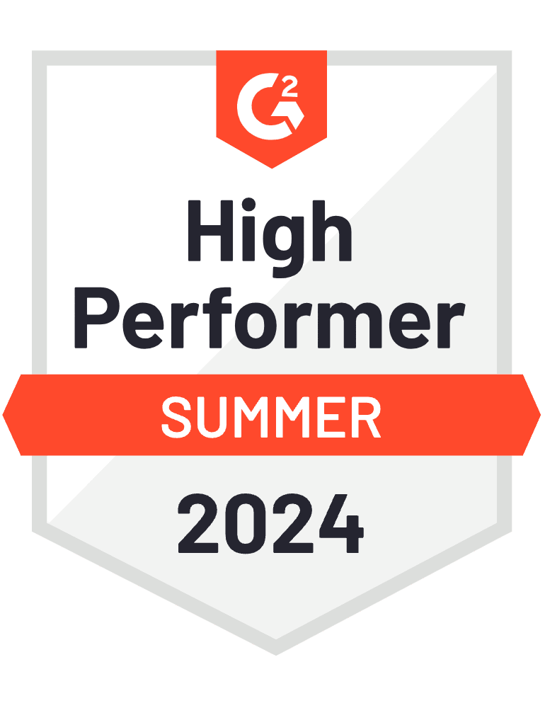 G2 High Performer summer 2024
